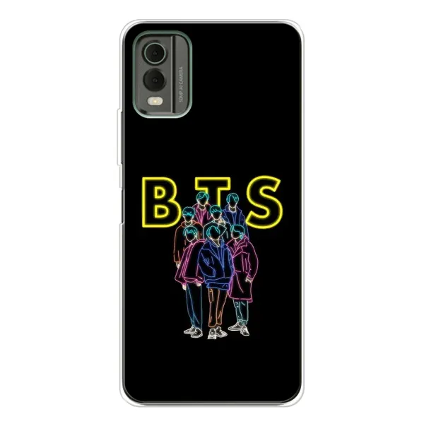 Чехол с принтом «BTS стайл» для Nokia C32