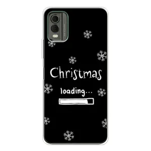 Рождественские, Праздничные Чехлы для Нокиа С32 (Christmas loading)