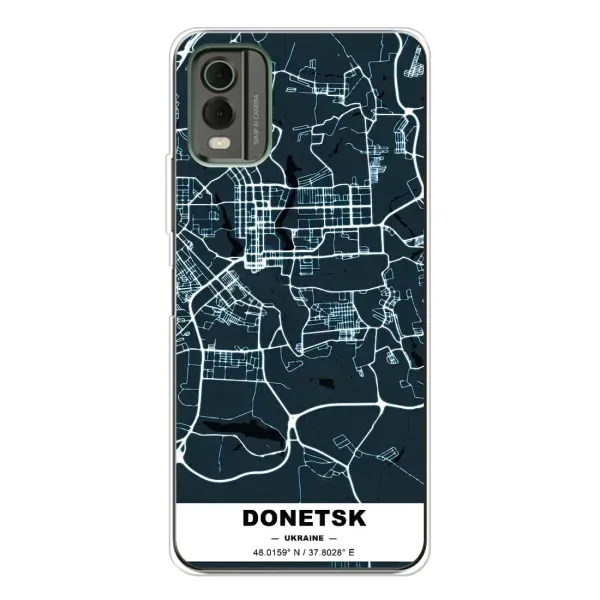 Чехол с принтом «Донецк» для Nokia C32