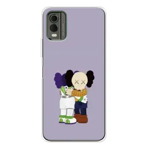 Чехлы для Nokia C32 - Bearbrick Louis Vuitton (PREMIUMPrint) (Дружба Беарбрик)