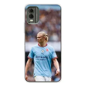 Чехлы с футболистом Ерлинг Холанд для Nokia C32 (AlphaPrint) (Эрлинг Холанд)
