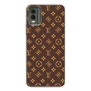 Чехлы Луи Витон для Nokia C32 (AlphaPrint - LOUIS VUITTON) (фон LOUIS VUITTON)