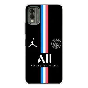 Чехлы PSG для Nokia C32 (AlphaPrint) (футболка ПСЖ)