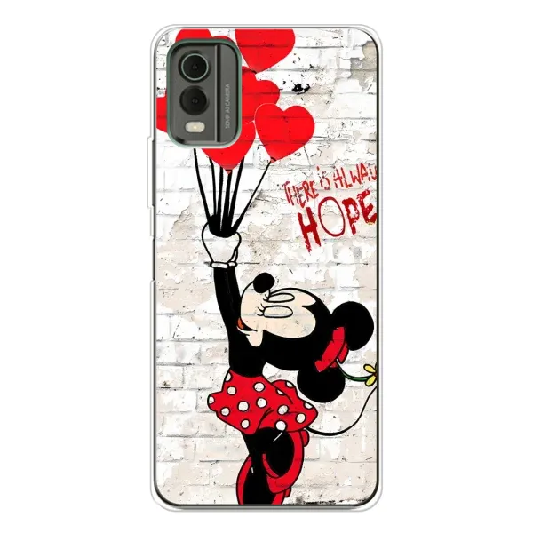 Чехол с принтом «Heart Minni» для Nokia C32
