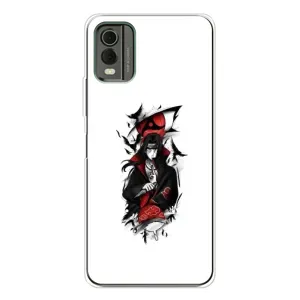 Чехлы на тему: Итачи Учиха для Nokia C32 (AlphaPrint) (Итачи с атрибутами)