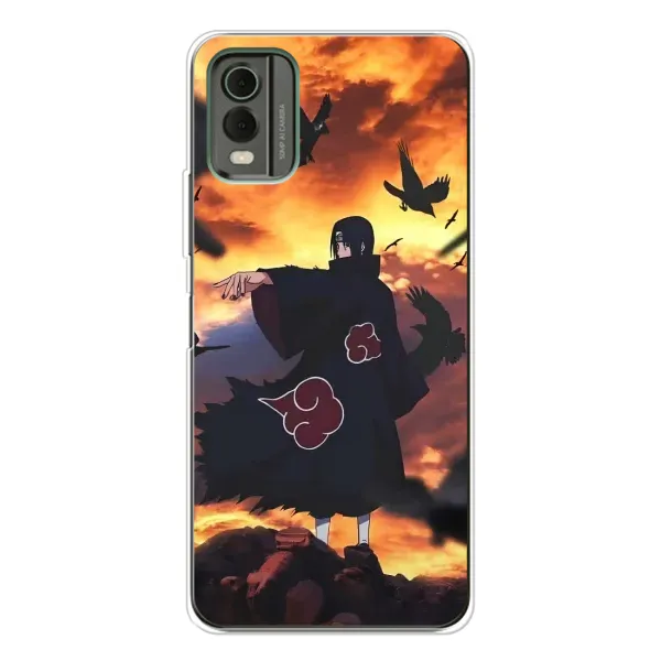 Чехол с принтом «Итачи с воронами» для Nokia C32