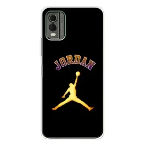 Чехлы для Nokia C32 - с картинкой JORDAN (AlphaPrint) (Jordan Gold)