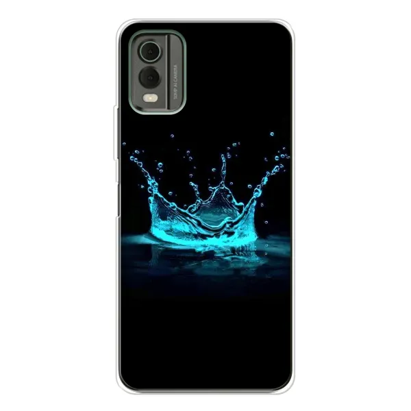 Чехол с принтом «Капля короны» для Nokia C32