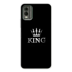 Чехол с Короной Нокиа С32 - (AlphaPrint) (KING)