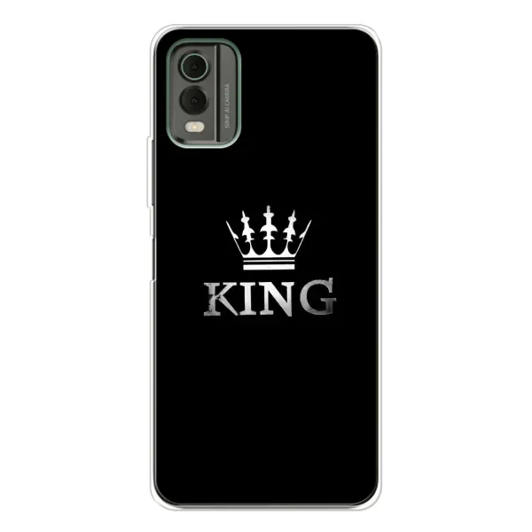 Чехол с принтом «KING» для Nokia C32