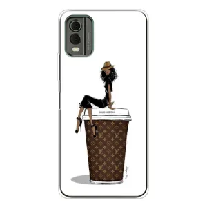 Чехлы Луи Витон для Nokia C32 (AlphaPrint - LOUIS VUITTON) (кофе LOUIS VUITTON)