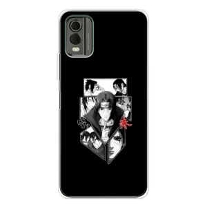 Чехлы на тему: Итачи Учиха для Nokia C32 (AlphaPrint) (коллаж Итачи)