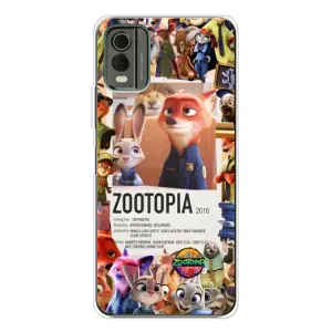 Чехол с принтом «Постер Зверополис» для Nokia C32