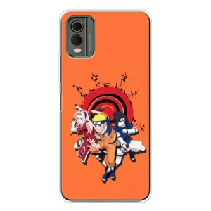 Naruto Anime Чехлы для Нокиа С32 (AlphaPrint) (команда Наруто)