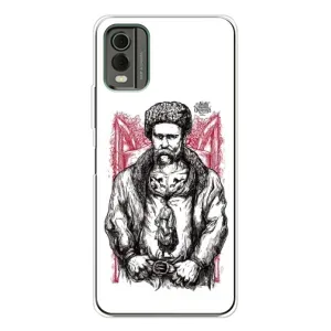 Чехлы для Nokia C32 с принтом Тараса Шевченко (AlphaPrint) (Козак Шевченко)