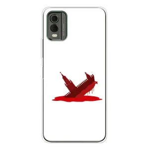 Чехол с принтом (Русский корабль...) для Нокиа С32 (AlphaPrint) (Кремлевский Корабль)