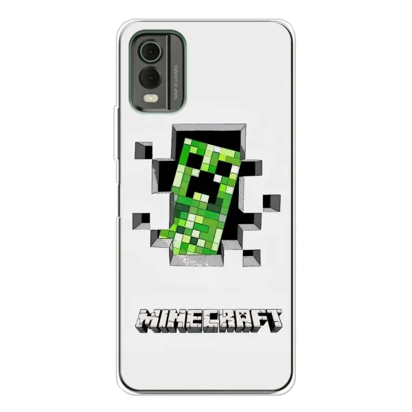 Чехол с принтом «крипер Майнкрафт» для Nokia C32 Чехол с принтом «крипер Майнкрафт» для Nokia C32