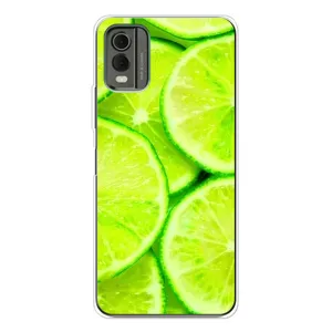 Чехлы с Фруктами для Nokia C32 (VPrint) (Лайм)