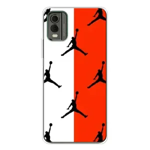 Чехлы для Nokia C32 - с картинкой JORDAN (AlphaPrint) (Лого Джордан)