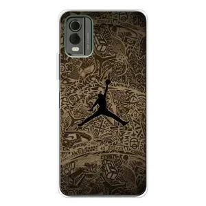Чехлы для Nokia C32 - с картинкой JORDAN (AlphaPrint) (Logo Jordan)