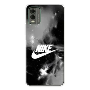 Чехол для Nokia C32 - с принтом Найк (AlphaPrint) (Лого Найк)