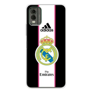 Чехол для Nokia C32 с принтом Реал Мадрид (Лого Real Madrid)
