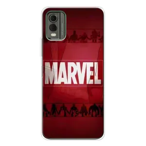 Чехол МАРВЕЛ для Нокиа С32 (AlphaPrint) (MARVEL)
