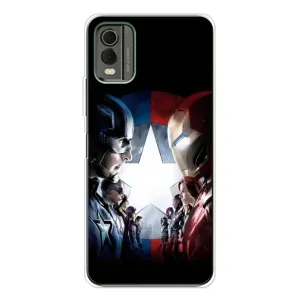 Чехлы с героями Марвел Nokia C32 (VPrint) (Марвел стайл)