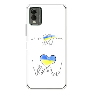 Чехол для Патриота Украины Nokia C32 - (AlphaPrint) (Мир Украине)