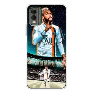 Чехол Неймар для Nokia C32 (AlphaPrint) (Неймар ПСЖ)