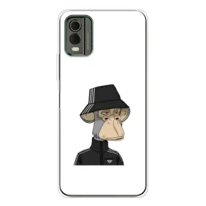 Чехлы с Обезьянами NFT для Nokia C32 (AlphaPrint) (обезьяна NFT Adidas)