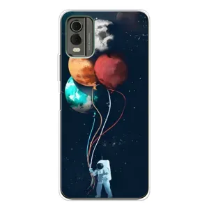 Космические Чехлы для Нокиа С32 (VPrint) (Планеты шарики)