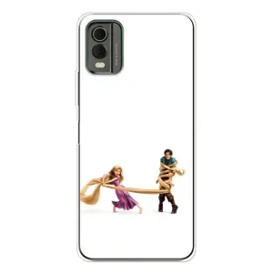 Чехол Рапунцель для Nokia C32 (Рапунцель и Флин)
