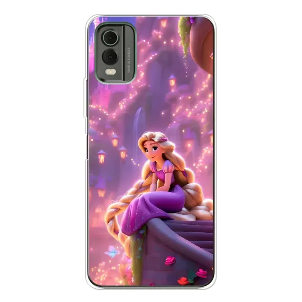 Чехол с принтом «Рапунцель в замке» для Nokia C32