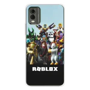 Чехлы с топовыми принтами для Нокиа С32 (ROBLEX)