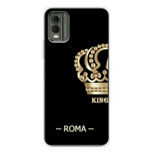 Чехлы для Nokia C32 (VPrint) - Футбольные клубы (Roma)