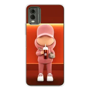 Крутые Чехлы Луи Виттон для Nokia C32 (AlphaPrint) (С Кофе)