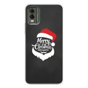 Рождественские Чехлы для Nokia C32 (VPrint) (Санта Крисмас)