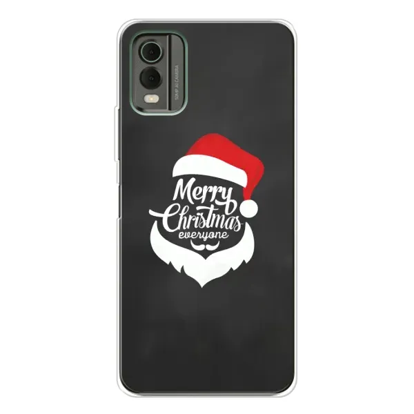 Чехол с принтом «Санта Крисмас» для Nokia C32 Чехол с принтом «Санта Крисмас» для Nokia C32