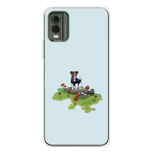 Чехлы с картинкой собаки Патрон для Nokia C32 (AlphaPrint) (Сапер Пес)