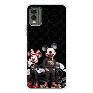 Чехол Disney Mouse Nokia C32 (PREMIUMPrint) (Семья Маусов)
