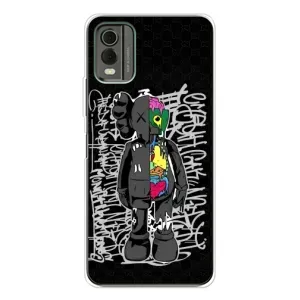 Чехлы для Nokia C32 - Bearbrick Louis Vuitton (PREMIUMPrint) (Стиль Bearbrick)