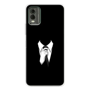 Чехол для Нокиа С32 - (AlphaPrint) с печатью (ТОП продаж) (Стиляга)