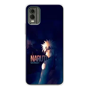 Naruto Anime Чехлы для Нокиа С32 (AlphaPrint) (тень Наруто)