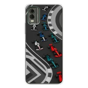 Чехол с принтом «Трасса Ф1» для Nokia C32