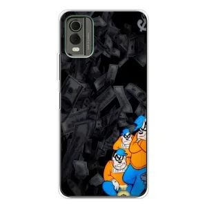 Чехлы с крутыми принтами для Nokia C32 - (PREMIUMPrint) (Воры)