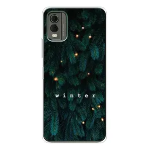 Новогодние, Праздничные Чехлы для Nokia C32 - 2024 год (Winter)
