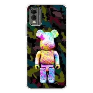 Чехлы для Nokia C32 - Bearbrick Louis Vuitton (PREMIUMPrint) (Яркий Bearbrick)