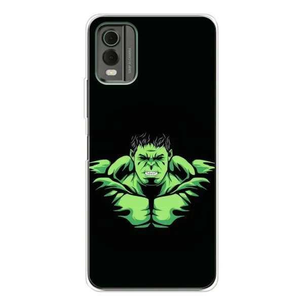 Чехол с принтом «Зелёный Халк» для Nokia C32 Чехол с принтом «Зелёный Халк» для Nokia C32