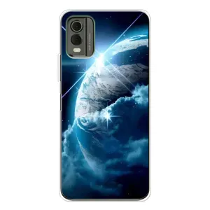 Космические Чехлы для Нокиа С32 (VPrint) (Земля с космоса)